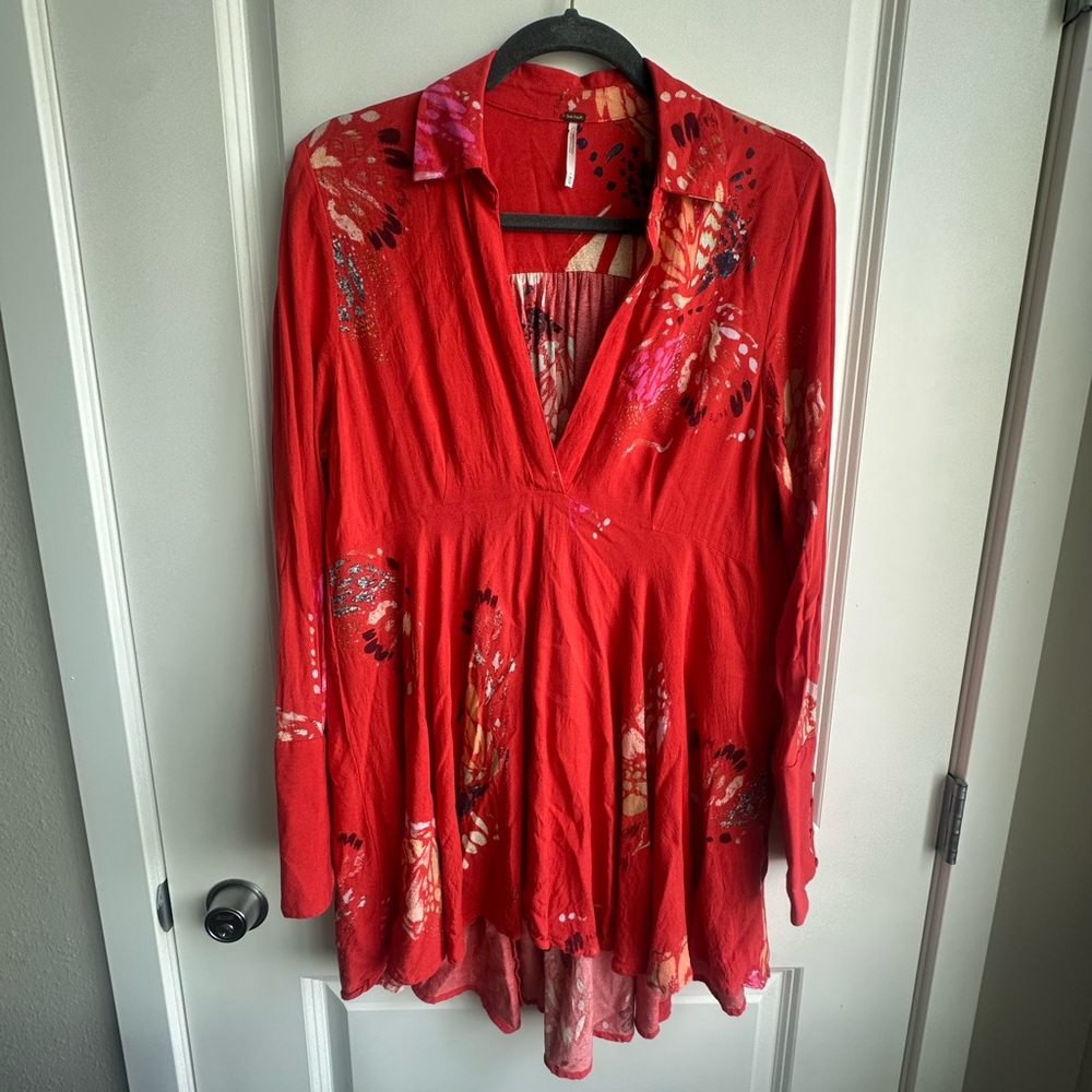 Free People Field of Butterflies Tunic